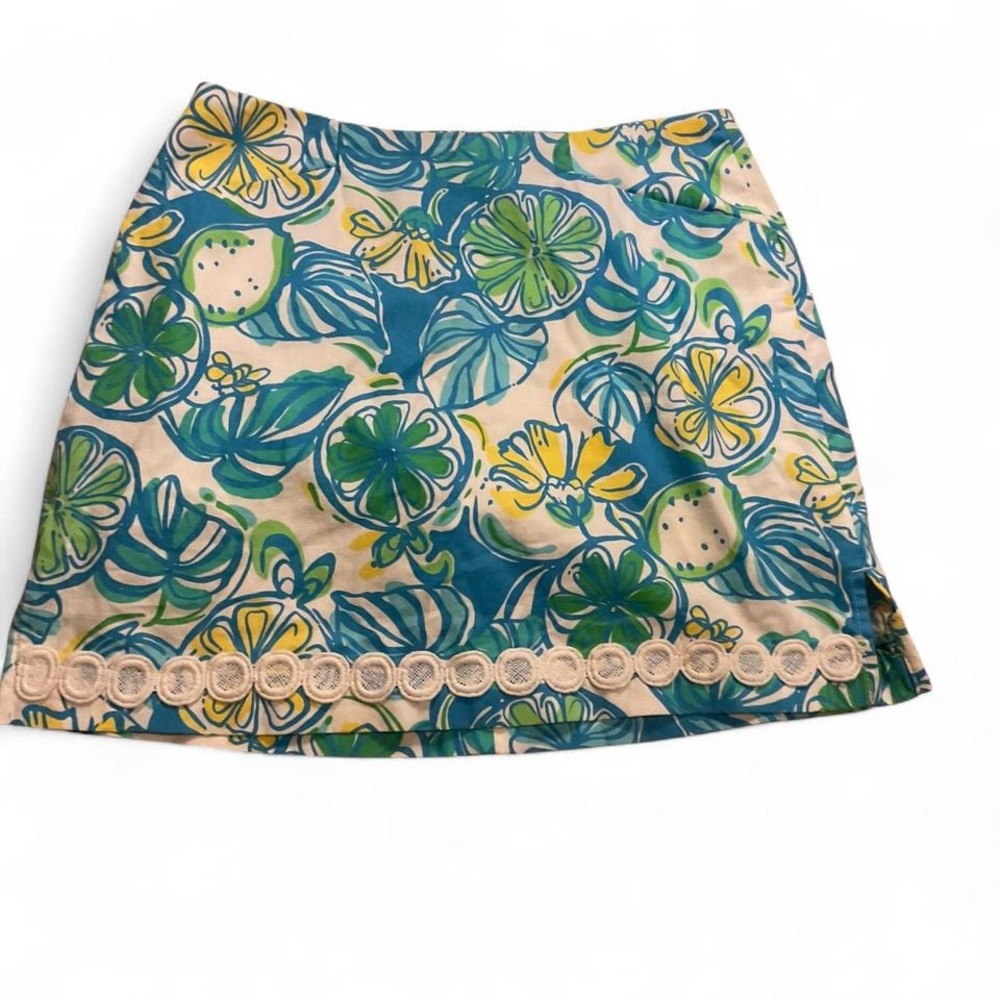 Lily Pulitzer marigold skirt sweet and sour